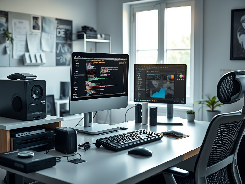 KPIが表示されたモニタの絵です